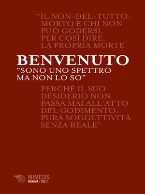 cover image of Sono uno spettro ma non lo so